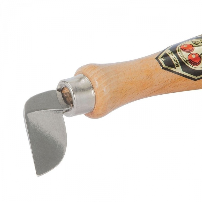 Cutit cu lama indoita pentru sculptura in lemn Kirschen 3360000, 140 mm [5]