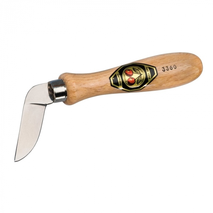 Cutit cu lama indoita pentru sculptura in lemn Kirschen 3360000, 140 mm [4]