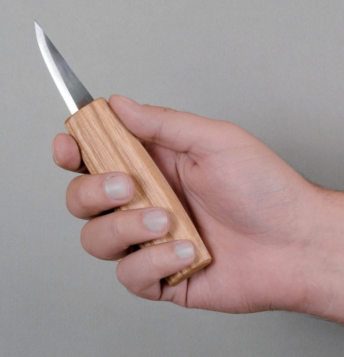 Cutit de cioplit inclinat in lemn BeaverCraft C13, 165 mm [6]