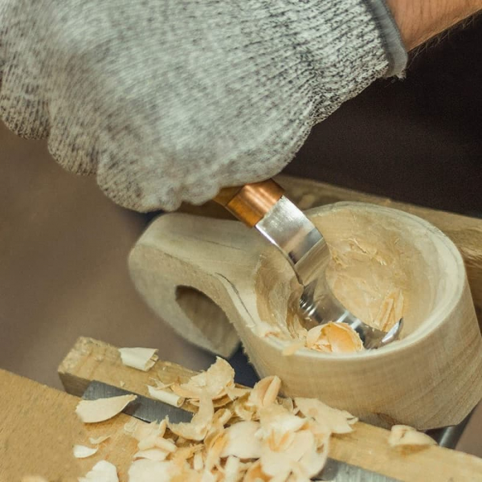 Cutit de cioplit linguri din lemn BeaverCraft SK2Long, 365 mm [8]