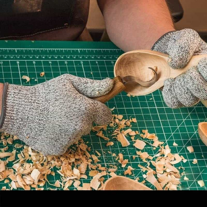 Cutit de cioplit linguri din lemn BeaverCraft SK1Oak, 185 mm [5]