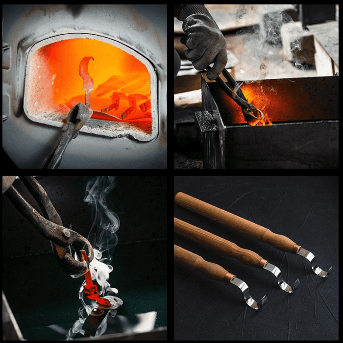 Cutit de cioplit linguri din lemn BeaverCraft SK2SLong, 365 mm [6]