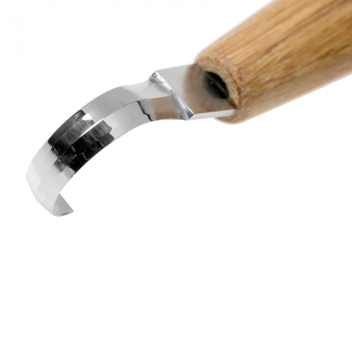 Cutit de cioplit linguri pentru taieturi adanci in lemn BeaverCraft SK5S, 250 mm [4]