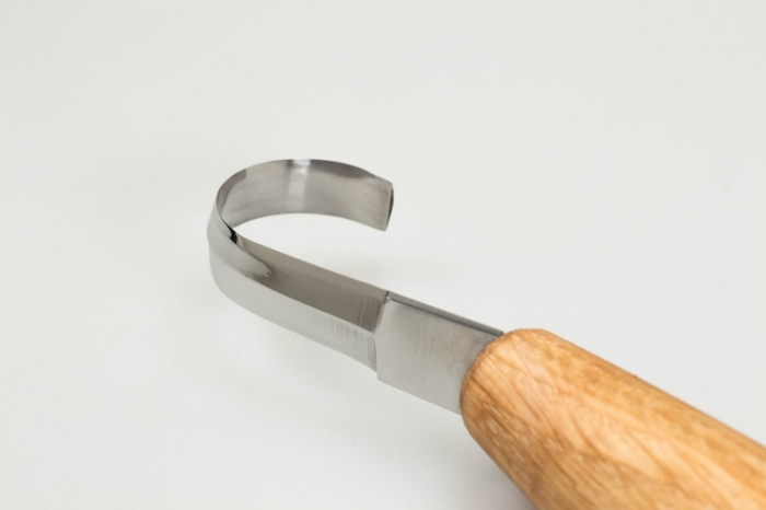 Cutit de cioplit linguri pentru taieturi adanci in lemn BeaverCraft SK5S, 250 mm [8]