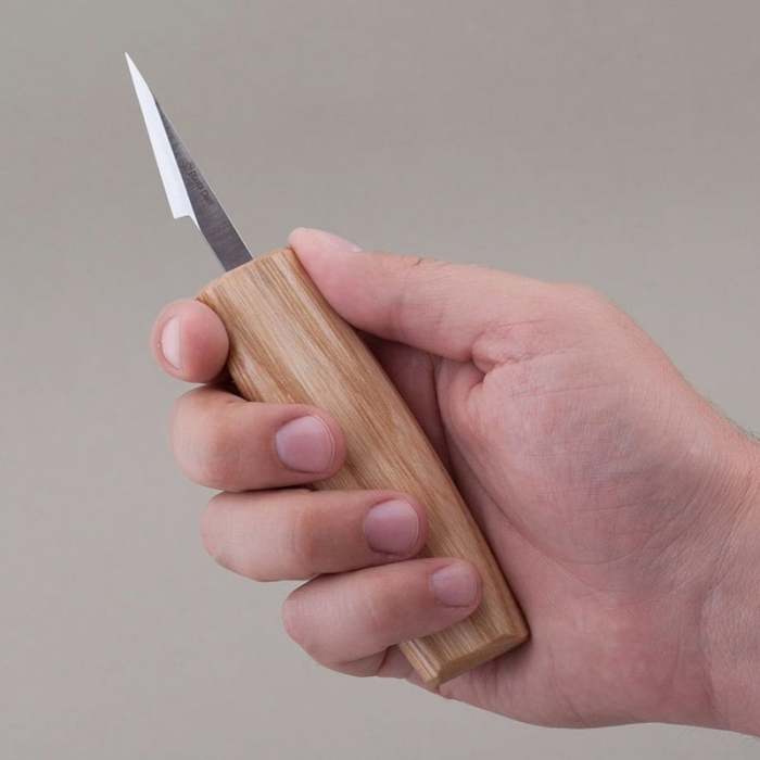 Cutit de detalii mici pentru sculptura in lemn BeaverCraft C7, 170 mm [7]