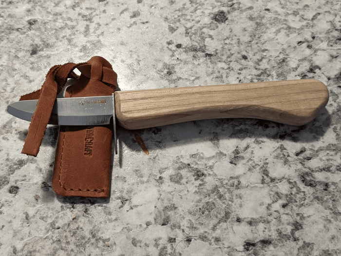 Cutit pentru sculptura in lemn pentru incepatori BeaverCraft C1KID, 155 mm [7]