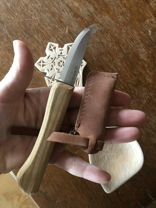 Cutit pentru sculptura in lemn pentru incepatori BeaverCraft C1KID, 155 mm [9]