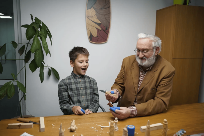 Cutit pentru sculptura in lemn pentru incepatori BeaverCraft C1KID, 155 mm [4]