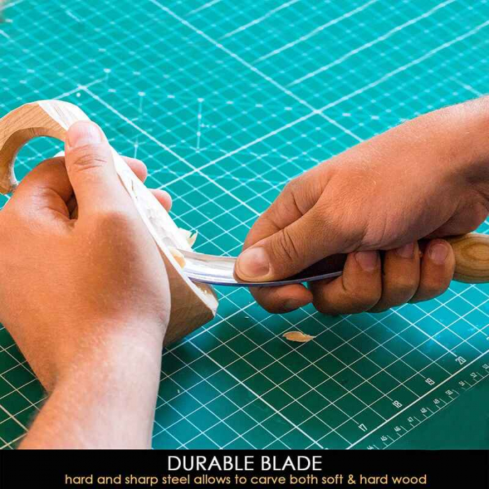 Dalta in forma de U lunga si indoita BeaverCraft G7L/20, taietura 20 mm, 285 mm [5]