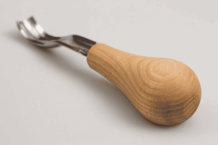 Dalta in forma de U scurta si indoita BeaverCraft P8a/14, taietura 14 mm, 140 mm [3]