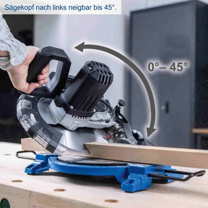 Fierastrau circular vertical cu laser HM210L Scheppach 5901226901, 1500 W, Ø210 mm [7]