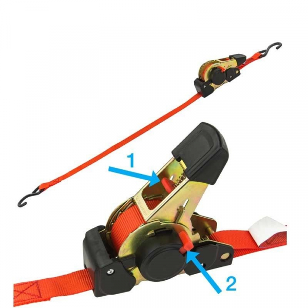 Chinga cu autoblocare pentru fixare marfa cu carlig DAZ 350 Dema 22670, 3.5 m, 320 Kg [4]