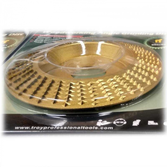 Disc conic pentru slefuire lemn Troy 25072, Ø100x22.2 mm [4]