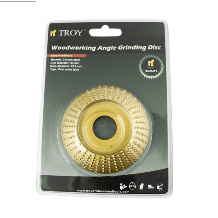 Disc conic pentru slefuire lemn Troy 25077, Ø115x22.2 mm [5]
