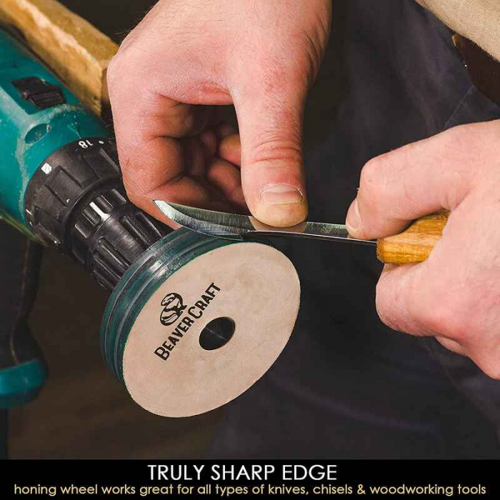 Disc de lustruit cu compus de ascutire BeaverCraft PW1 [4]