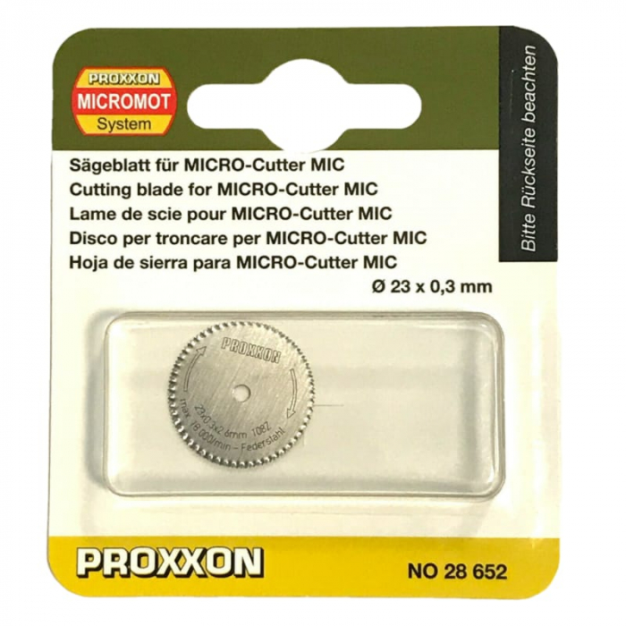 Disc pentru cutter electric rotativ mini Micromot MIC Proxxon 28652, O23 mm, 20000 rpm casaidea poza 2022