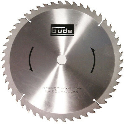 Disc pentru fierastrau circular, taiere lemn Guede 55023, O250x20 mm, 50 dinti 55023 imagine noua