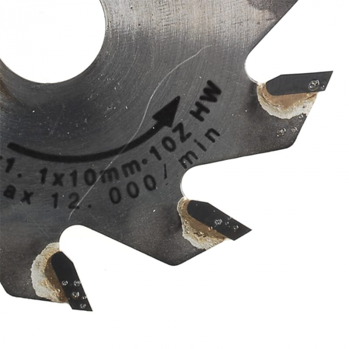 Disc pentru KS 230, taiere lemn, aluminiu Proxxon PRXN28016, Ø50x10 mm, 10 dinti [3]