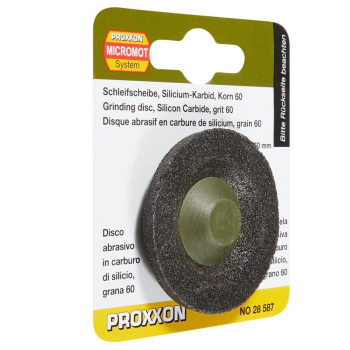 Disc din carbura de siliciu pentru LHW Proxxon 28587, Ø50 mm, granulatie K60 [2]