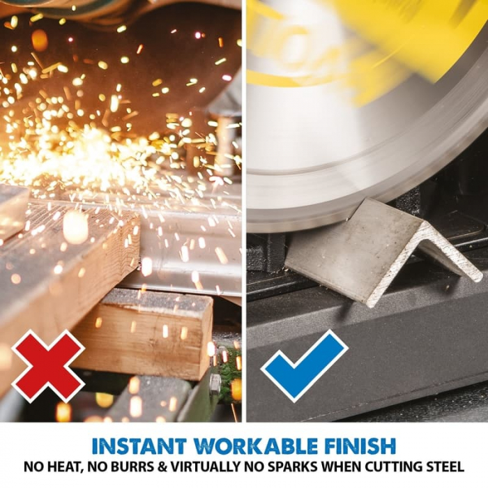 Disc pentru fierastrau circular, taiere inox Evolution 90BLADE-0521, Ø355 x 25.4 mm, 90 dinti [3]