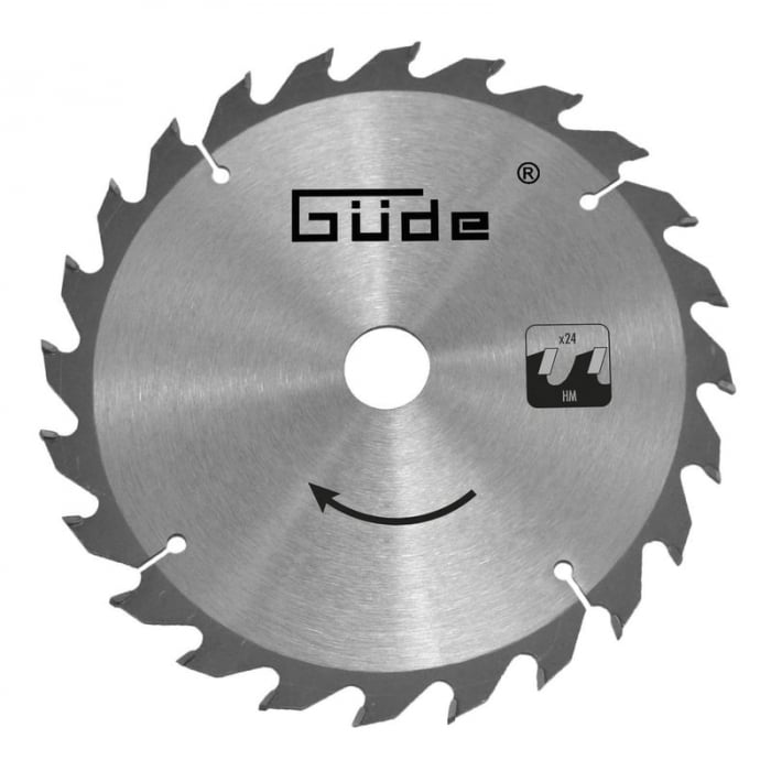Disc pentru fierastrau circular, taiere lemn Guede GUDE58334, Ø150x10 mm, 24 dinti [1]