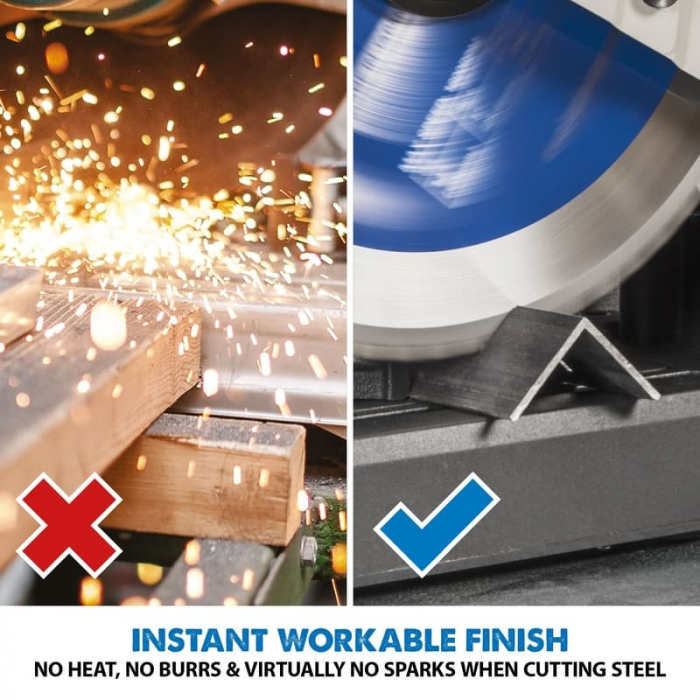 Disc pentru fierastrau circular, taiere otel Evolution M185TCT-40CS, Ø185 x 20 mm, 40 dinti [4]