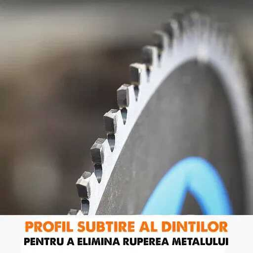 Disc pentru fierastrau circular, taiere otel subtire Evolution T210TCT-68CS, Ø210 x 25.4 mm, 68 dinti [3]