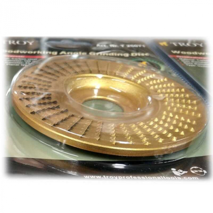 Disc plat pentru slefuire lemn Troy 25071, Ø100x22.2 mm [6]