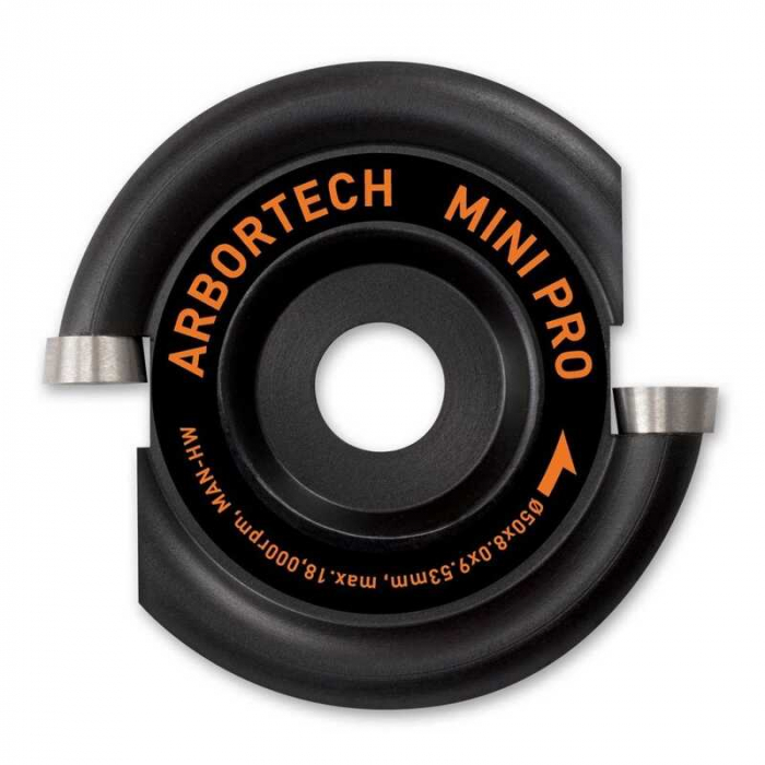 Disc sculptura in lemn pentru polizor unghiular Mini Pro Arbortech MIN.FG.630, O50 mm