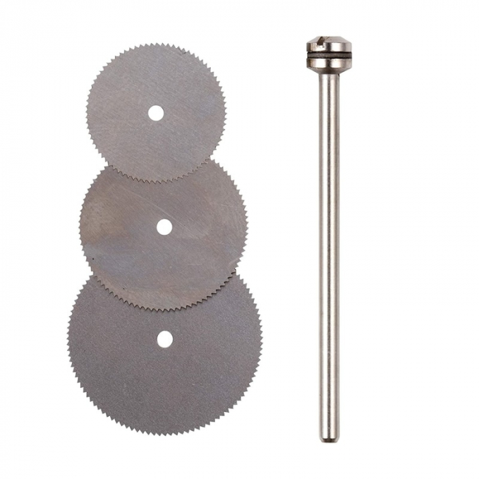 Set discuri pentru masini de gaurit si frezat Micromot, taiere lemn, metal, plastic Proxxon 28830, Ø16-22 mm, 4 piese [2]