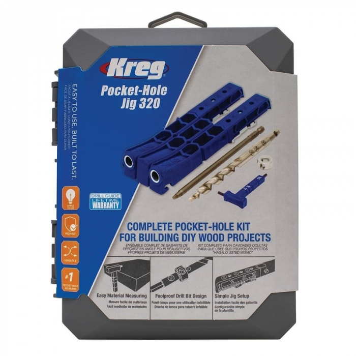 Dispozitiv de ghidare pentru gaurire la unghi in lemn Jig 320 Kreg KPHJ320-INT [16]