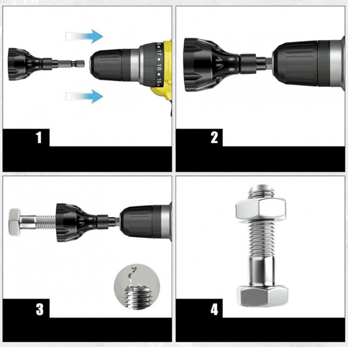Dispozitiv fasonat suruburi ROX Wood 153ROX1097, 1/4", Ø3-20 mm [4]