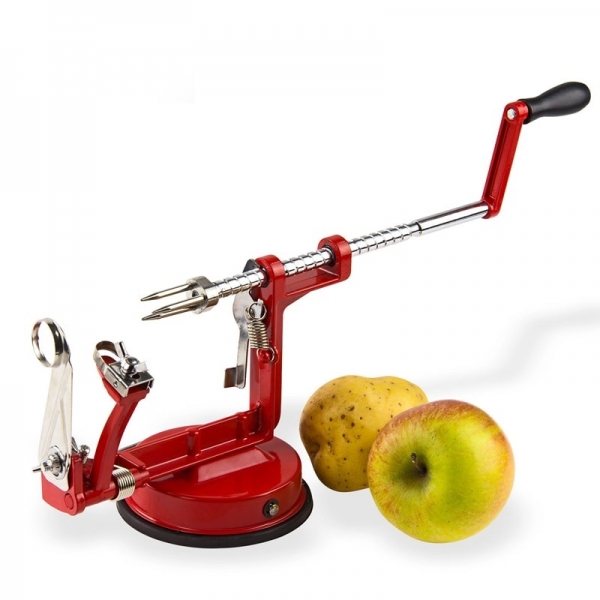 Dispozitiv pentru decojit si feliat fructe si legume 3 in 1 Dema 17414 [4]