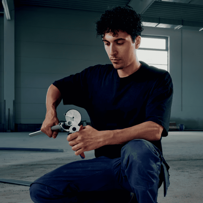 Dispozitiv pentru taiat tevi PVC, plastic Knipex 90 25 25, Ø26 mm [4]