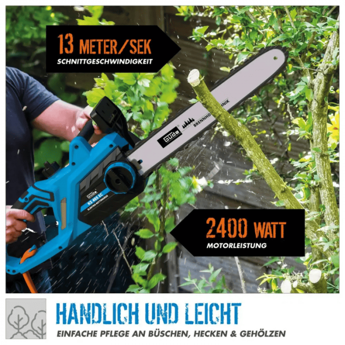 Drujba electrica Gude 95033, 2400 W, 385 mm [8]