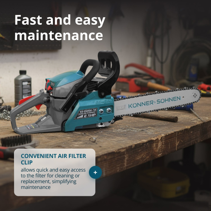 Drujbă pe benzină KS CS20G-16 [7]