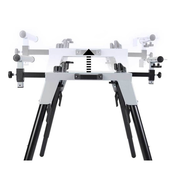 Stand de lucru pentru fierastrau circular cu prindere universala Evolution 005-0002, 225 Kg, 815 mm [3]