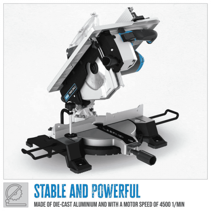 Fierastrau circular combinat de masa TKGS 254.2 Gude 55269, 1800 W, Ø254 mm [12]