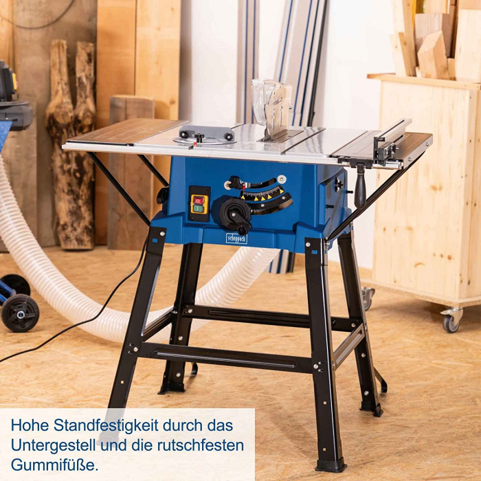 Fierastrau circular cu masa HS250L Scheppach 5901313904, 2000 W, Ø254 mm [7]