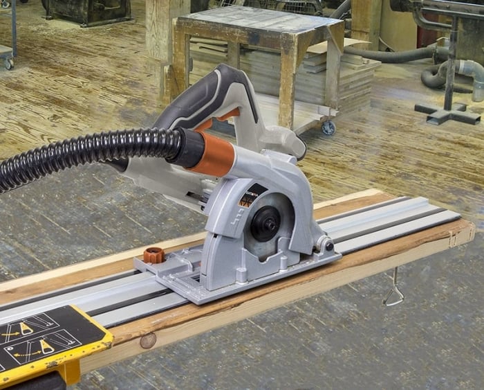 Fierastrau circular de mana cu 3 sine de ghidaj T-Raxx ''Compact'' Batavia 7062348, 1050 W, 990 mm [5]