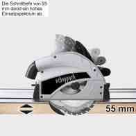 Fierastrau circular de mana cu sina de ghidaj TAS55-BE Scheppach 58018089944, 1200 W, Ø160 mm [8]