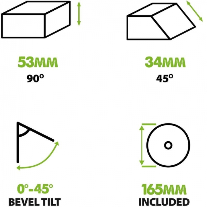 Fierastrau circular de mana F165CCSL Evolution 026-0008, 1200 W,  Ø165 mm [3]