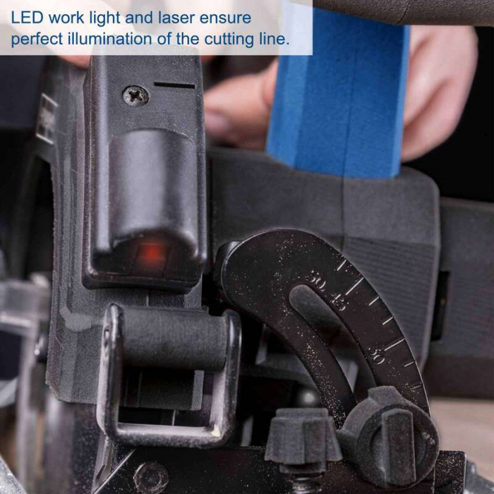 Fierastrau circular de mana fara acumulator C-HCS165-X Scheppach 5901815900, 20 V, Ø165 mm [3]