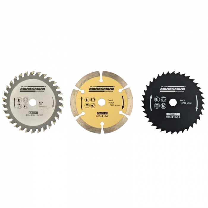 Fierastrau circular de mana XP-1 Pro Mannesmann 12891, 600 W, Ø85 mm [3]