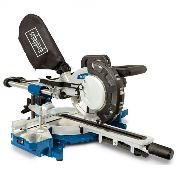 Fierastrau circular de masa culisant cu laser HM216 Scheppach 5901215903, 2000 W, Ø216 mm [3]