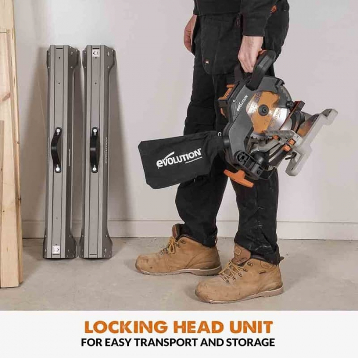 Fierastrau circular de masa multifunctional cu acumulator R185CMS-Li Evolution 088-0001B, 18 V, Ø185 mm [8]