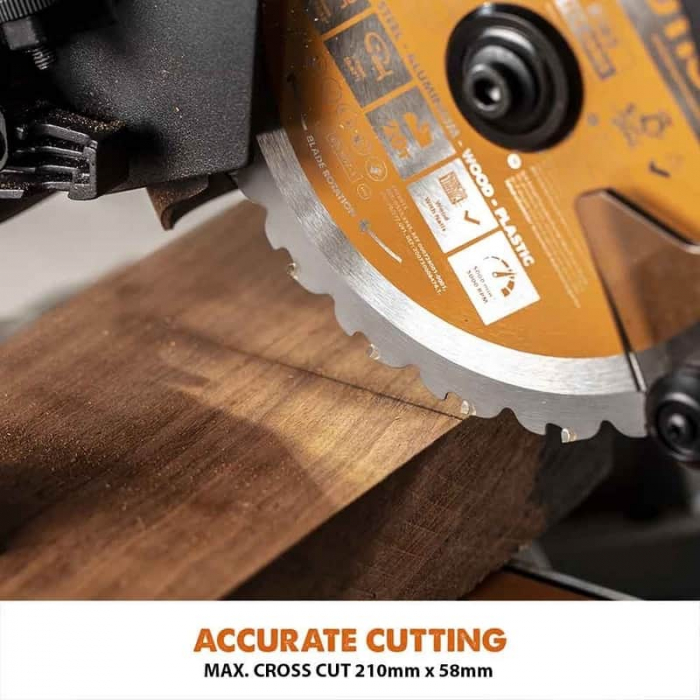 Fierastrau circular de masa multifunctional cu acumulator R185SMS-Li Evolution 064-0001B, 18 V, Ø185 mm [11]