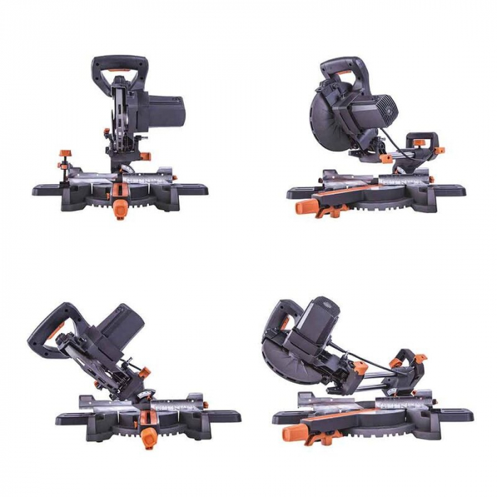 Fierastrau circular de masa multifunctional R185SMS+ Evolution 047-0003A, 1200 W, Ø185 mm [2]