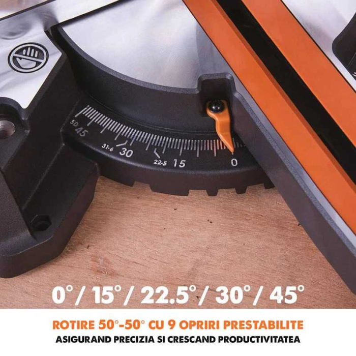 Fierastrau circular de masa multifunctional R210SMS+ Evolution 048-0003A, 1500 W, Ø210 mm [6]