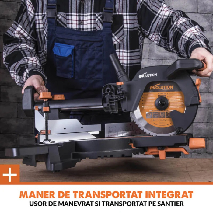 Fierastrau circular de masa multifunctional R255SMS+ Evolution 052-0003A, 2000 W, Ø255 mm [16]